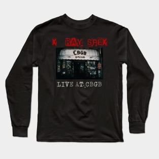 x ray spex live at cbgb Long Sleeve T-Shirt